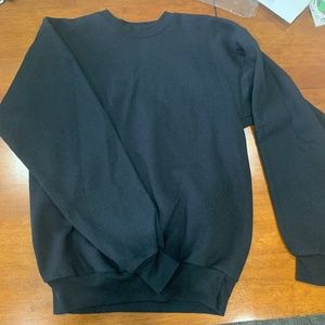 Mens Casual S Hanes Navy Blue Crew Neck Pull Over